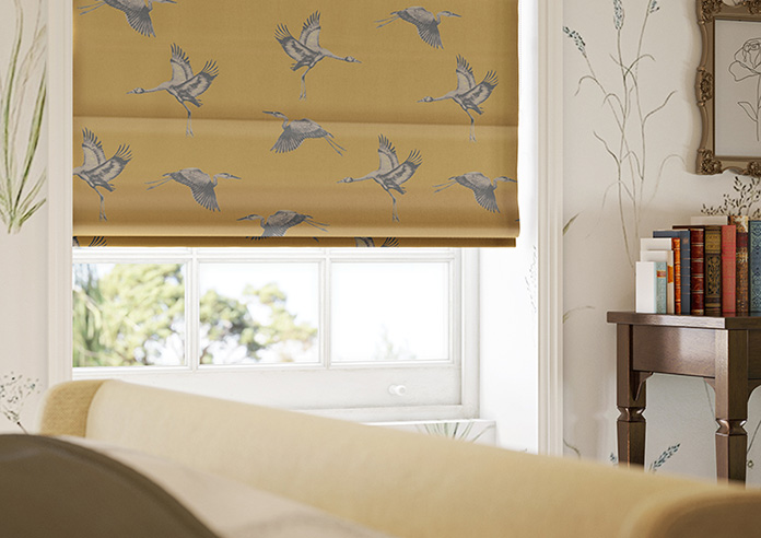 Cranes, Gilt - Roman Blind - Image 5